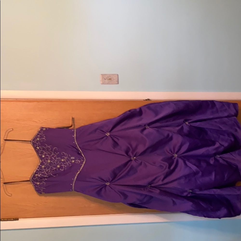 Purple Masquerade dress